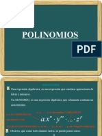 SUMA Y RESTA DE POLINOMOS 20 de Abril