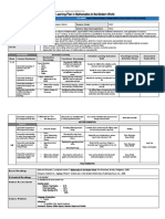 Outcomes - Based Teaching and Learning Plan in Mathematics in The Modern World