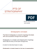 Concepts of Stratigraphy: Sharik Shamsudhien 183104008