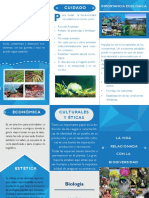 Triptico La Vida Relacionada Con La Biodiversidad PDF