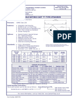 R/F - 150Lb Rating Cast Y'-Type Strainer: SDD/YFL/R15/STL