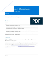 Licensing Microsoft Office Software PDF