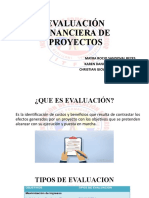 Evaluación Financiera de Proyectos Exp