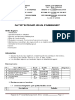 Canevas de Rapport Du 1er Conseil D'enseignement-1