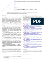 Mineral and Synthetic Lubricating Oil Used in Steam or Gas Turbines