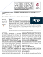 Utilization of Mustard Oil For The Production of Polyhydroxyalkanoates by Pseudomonas