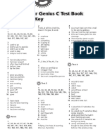 Grammar Genius C Test Book Answer Key Answer Key