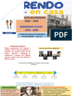 Tercer Militarismo y Los Gobiernos Civiles