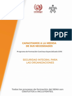 Seguridad Integral para Las Organizaciones PDF