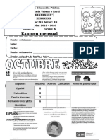 Examen 3er Grado Octubre