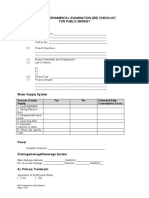 Initial Environmental Examination (Iee) Checklist For Public Market