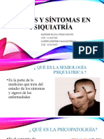 Signos y Síntomas en Psiquiatría