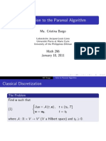 Introduction To The Parareal Algorithm