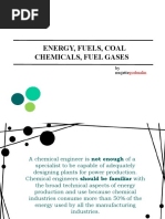 Energy, Fuels, Coal Chemicals, Fuel