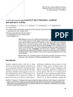 2 - (Dichloromethyl) Pyrazolo (1,5-A) (1,3,5) Triazines: Synthesis and Anticancer Activity