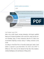 Latest Update: March, 2020: Indian-It-And-Ites-Industry-Analysis-Presentation