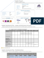 Supplier Development Plan