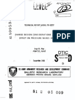 Charge Design and Their Effect On Pressure Wave in Gun