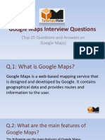 Top 25 Google Maps Interview Questions and Answers