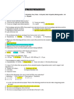 Final Exam MD2140E - Virology, Mycology and Parasitology