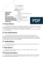 Case Study of Appendicitis