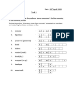 Day: Monday Date: 20 April 2020 Task 2