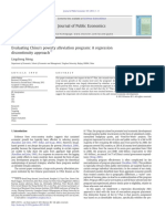 Evaluating China's Poverty Alleviation Program - A Regression Discontinuity Approach