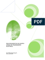 Procedimiento para El Cálculo de Líneas de Transmisión