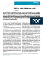 The Evolution of Ideas in Global Climate Policy