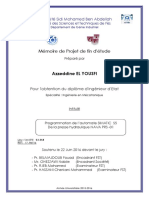 Programmation de L'automate SI - EL YOUSFI Azzeddine - 3478