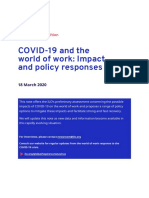 Effects of COVID 19 To Labor Sector