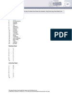 Unit 1 Test Answer Key: © Macmillan Publishers Limited 2014. This Sheet May Be Photocopied and Used Within The Class