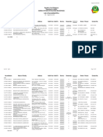 List of Accredited DTLS: Republic of The Philippines Department of Health Bureau of Health Facilities and Services