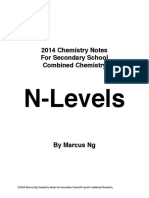 N-Levels: 2014 Chemistry Notes For Secondary School Combined Chemistry