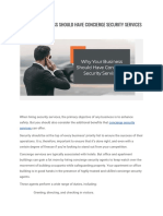 Why Your Business Should Have Concierge Security Services PDF