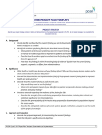 PCORI PFA 2017 Cycle 3 Dissemination Implementation Project Plan Template