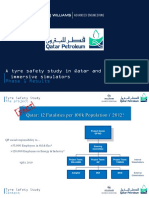 A Tyre Safety Study in Qatar and Application of Immersive Simulators