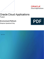 Oracle Cloud Applications: Environment Refresh