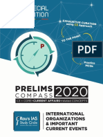 International Organizations & Imp. Current Events - Pre. Compass 2020 PDF