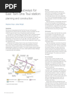 Pedestrian Subways For East Tsim Sha Tsui Station