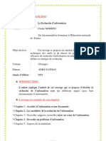 Note de Lecture Recherche de L'information