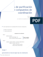 Estrategias de Purificación de Compuestos de Coordinación (Autoguardado)