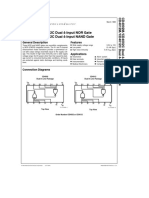 CD4002M/CD4002C Dual 4-Input NOR Gate CD4012M/CD4012C Dual 4-Input NAND Gate