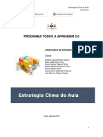 Estrategia Clima de Aula Pta