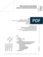 Visión Constitucional Del Debido Proceco en Materi Laboral