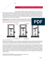 Universal Testing Machine Compliance: What Is It?