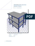 Memoria de Cálculo Vallecito