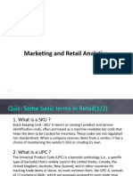 Marketing and Retail Analytics