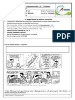 Lista 6º-Ano 1º-Bimestre P2 Gramática