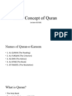 Lecture 01,02, Basic Concept of Quran